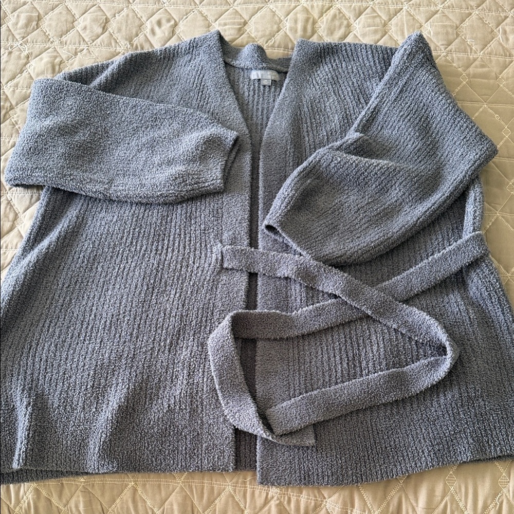 Barefoot Dreams Cozy Gray Cardigan